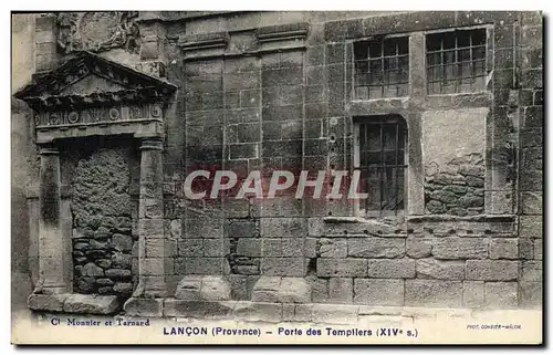 Cartes postales Lancon Porte des Templiers