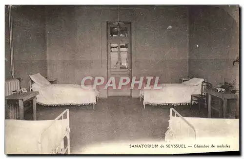 Cartes postales Sanatorium de Seyssuel Chambre de Malades