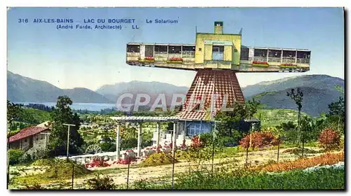 Ansichtskarte AK Aix Les Bains Lac Du Bourget Le Solarium