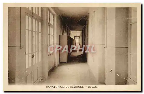 Ansichtskarte AK Sanatorium De Seyssuel Un Couloir