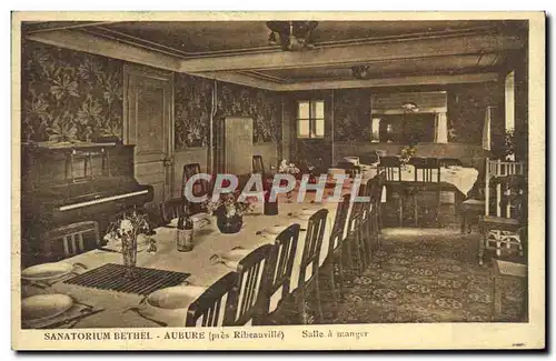 Ansichtskarte AK Sanatorium Bethel Aubure Salle a manger Piano