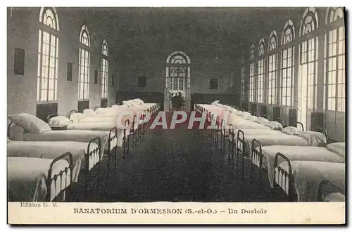 Cartes postales Sanatorium D&#39Ormesson Un Dortoir