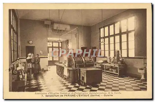 Cartes postales Sanatorium de Parigne L&#39Eveque Cuisine