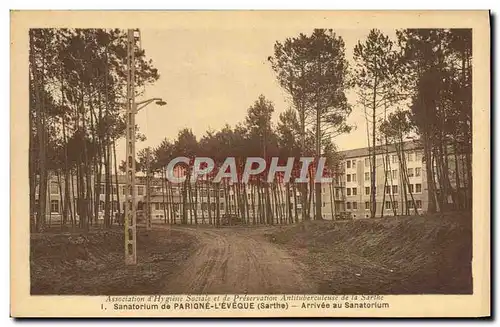 Cartes postales Sanatorium de Parigne Arrivee au Sanatorium