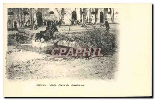 Ansichtskarte AK Cheval Equitation Hippisme Saumur Chute douve du Chardonnet
