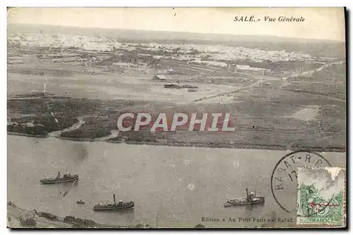 Cartes postales Bateau Sale Vue generale