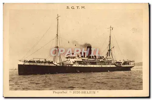 Ansichtskarte AK Bateau SGTM Paquebot Sidi Brahim