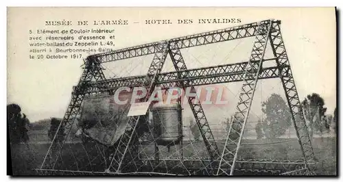 Cartes postales Militaria Musee de l&#39armee Hotel des Invalides Paris Element de couloir interieur reservoirs