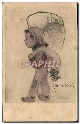 Cartes postales Fantaisie Illustrateur Ramoneur