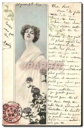 Cartes postales Fantaisie Illustrateur Femme