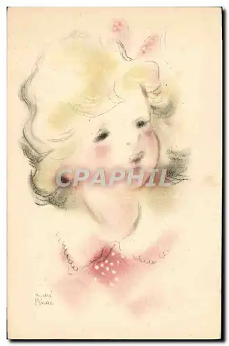 Cartes postales Fantaisie Illustrateur Enfant Audre Penac