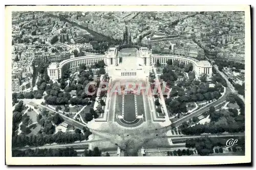 Moderne Karte Paris Le Palais de Chaillot vu de la Tour Eiffel