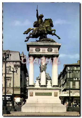 Cartes postales moderne Clermont Ferrand Place de Jaude Monument de Vecingetorix