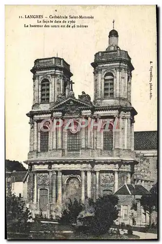 Ansichtskarte AK Langres Cathedrale Sanit Mammes