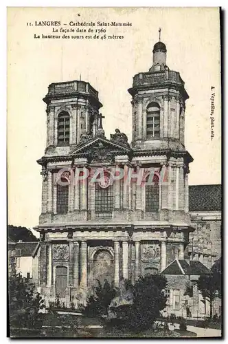 Cartes postales Langres Cathedrale Sanit Mammes