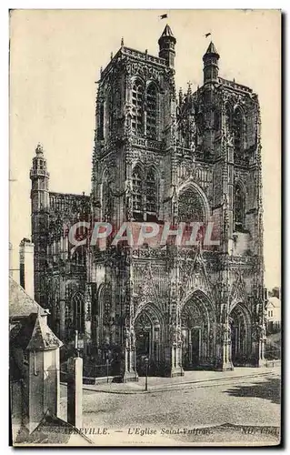Cartes postales Abbeville L'Eglise Saint Vulfran
