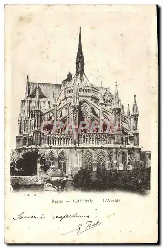 Cartes postales Reims Cathedrale L'Abside