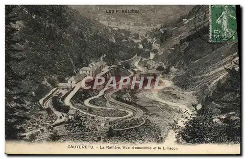 Cartes postales Cauterets La raillere Vue d&#39ensemble et le Limacom