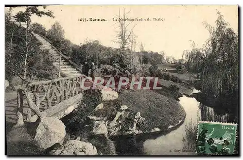 Cartes postales Rennes Le Nouveau jardin du Thabor