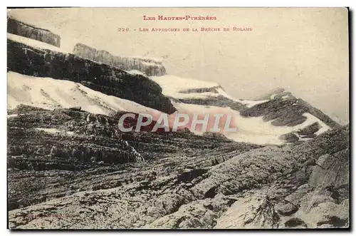 Cartes postales Les approches de la Breche de Roland