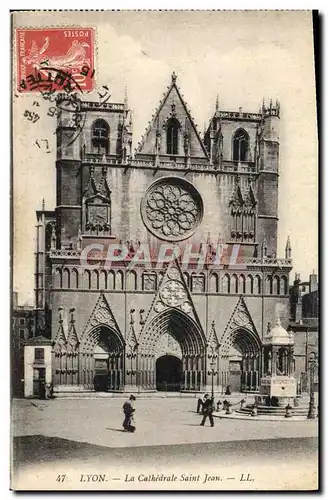 Cartes postales Lyon La Cathedrale Saint Jean