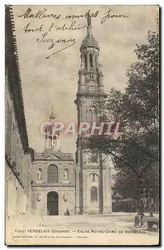 Cartes postales Verdelais Eglise Notre Dame De Verdelais