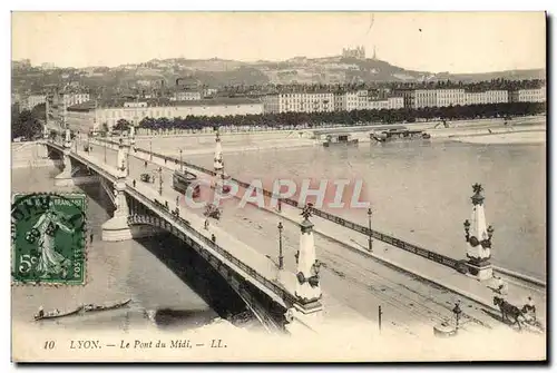 Ansichtskarte AK Lyon Le Pont du Midi