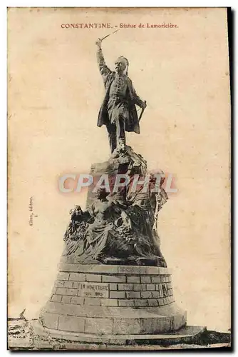 Cartes postales Constantine Statue de Lamoriciere