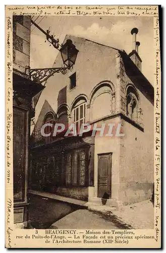 Cartes postales Beaugency Maison Des Templiers rue du Puits de l&#39Ange