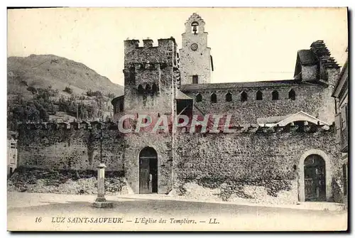 Cartes postales Luz Saint Sauveur L&#39Eglise Des Templiers