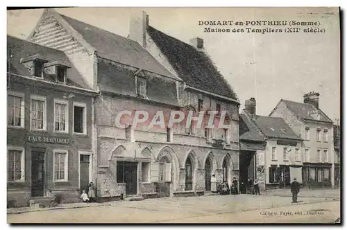 Ansichtskarte AK Domart En Ponthieu Maison Des Templiers