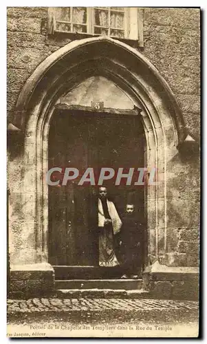 Ansichtskarte AK Portail De La Chapelle Des Templiers Dans La Rue Du Temple