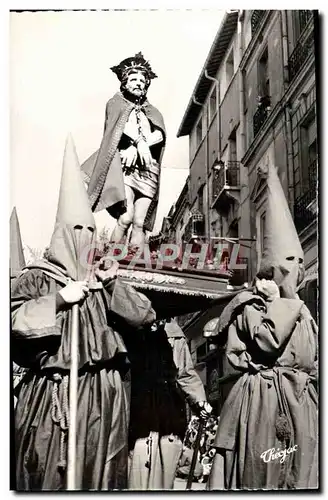 Moderne Karte Perpignan Semaine sainte en Roussillon La procession de la Sanch L&#39Ecce Homo