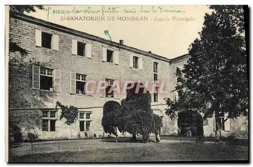 Cartes postales Sanatorium de Monbran Facade principale