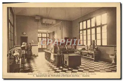 Cartes postales Sanatorium de Parigne l&#39Eveque Cuisine