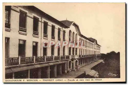 Cartes postales Sanatorium F Mercier Tronget Facade et cure vues de l&#39Ouest