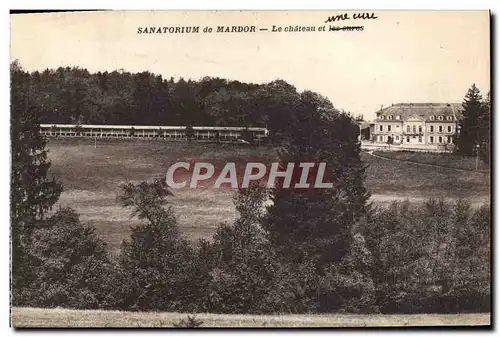 Cartes postales Sanatorium de Mardor Le chateau et les cures