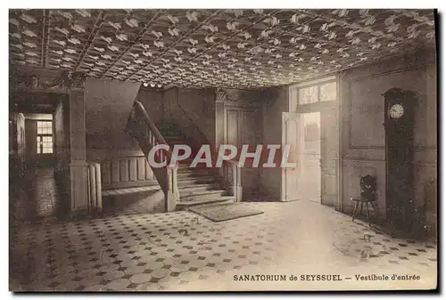 Cartes postales Sanatorium de Seyssuel Vestibule d&#39entree