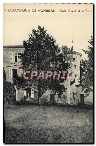 Cartes postales Sanatorium de Monbran Cote ouest et la tour
