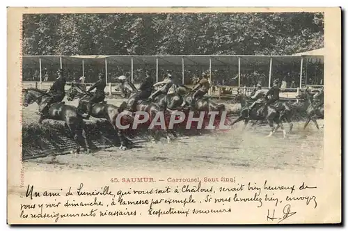 Cartes postales Cheval Equitation Hippisme Saumur Carrousel