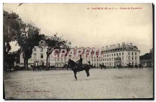 Cartes postales Cheval Equitation Hippisme Saumur Ecole de cavalerie