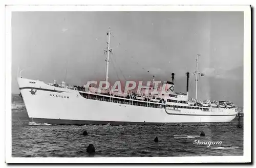 Cartes postales Bateau Paquebot Skaugum