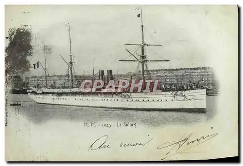 Cartes postales Bateau Paquebot Le Sidney