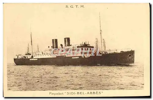 Cartes postales Bateau Paquebot Sidi Bel Abbes