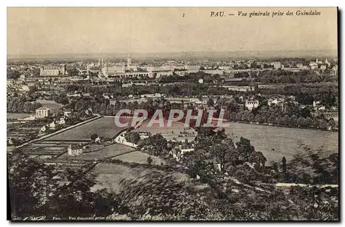 Cartes postales Pau Vue Generale Prise Des Guindalos