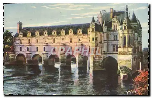 Cartes postales Chateaux De La Loire Chateau de Chenonceaux Facade Nord Est