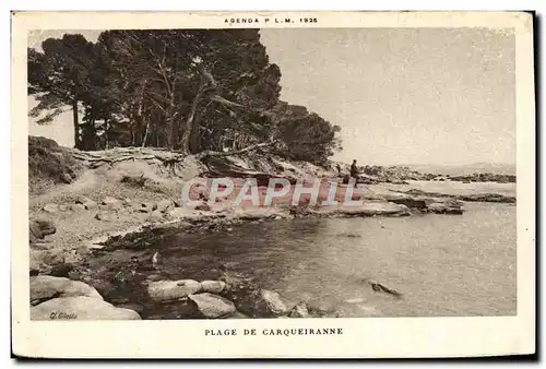 Cartes postales Plage De Carqueiranne