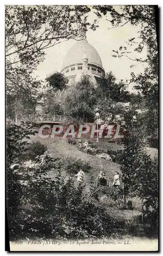 Ansichtskarte AK Paris Le Square Saint Pierre Sacre Coeur