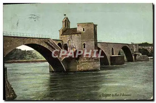 Cartes postales Avignon Le Pont S&#39Benezet