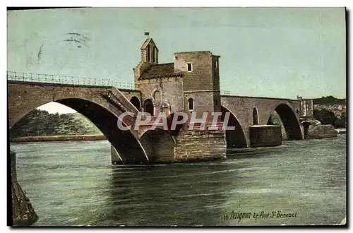 Cartes postales Avignon Le Pont S'Benezet